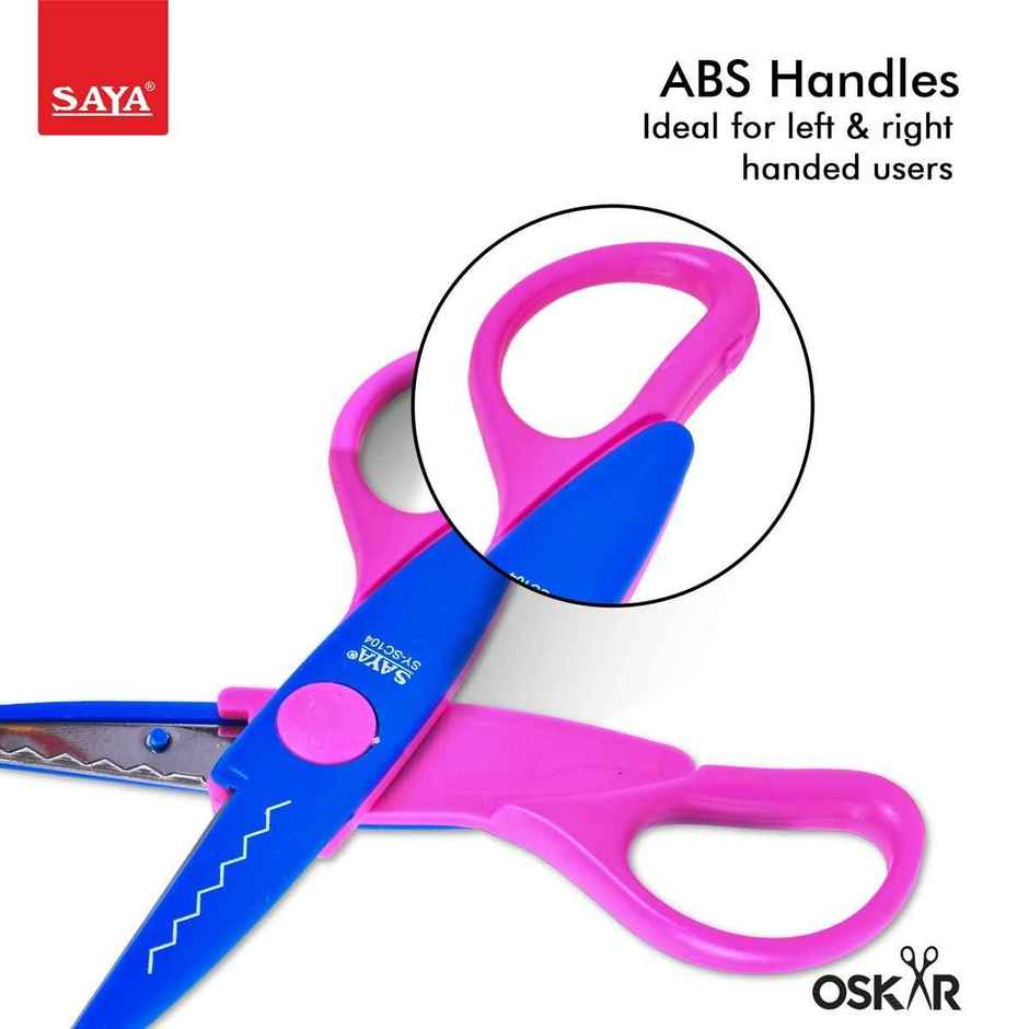 Saya Craft Scissors | Creative Design Cutting Shears for Art | Scrapbooking & DIY Projects