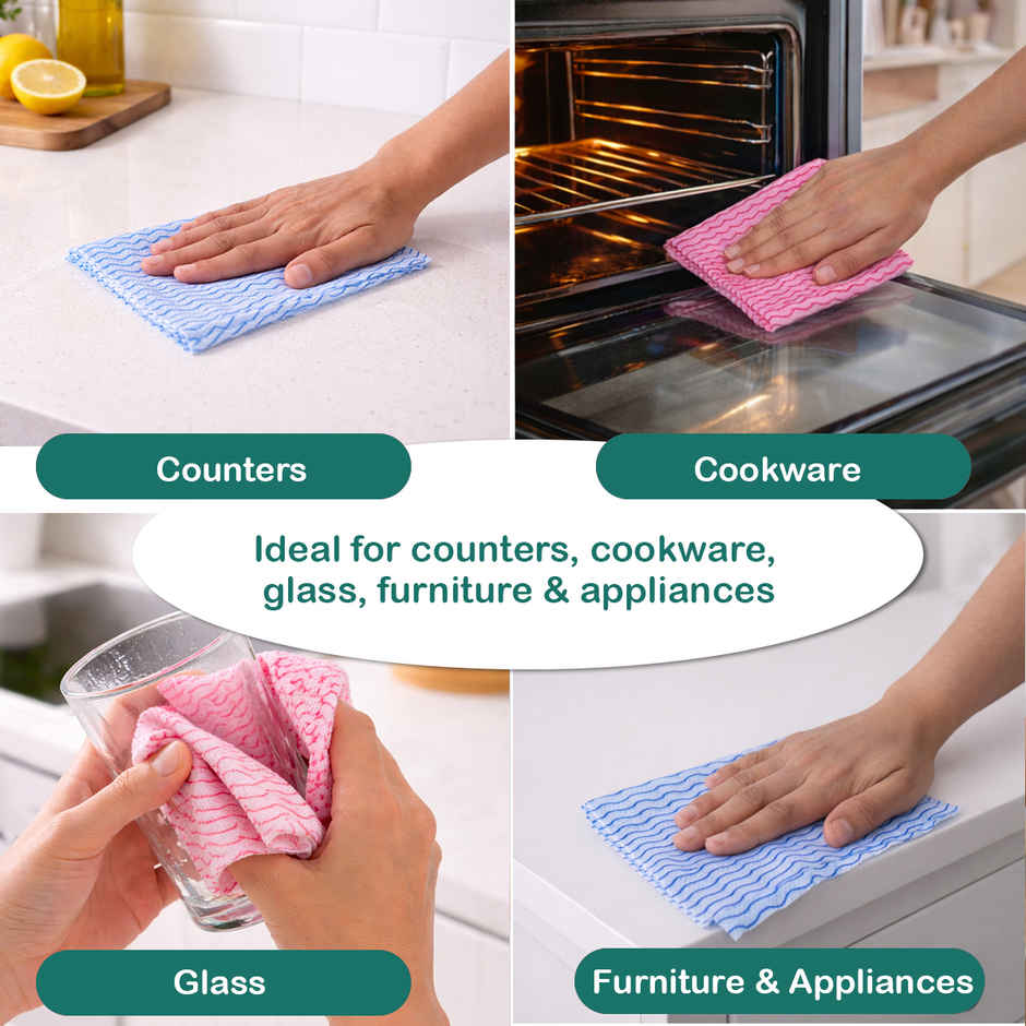 GINNI Superwipe Kitchen Towel Roll | 50 Pulls | 30 x 25 cm