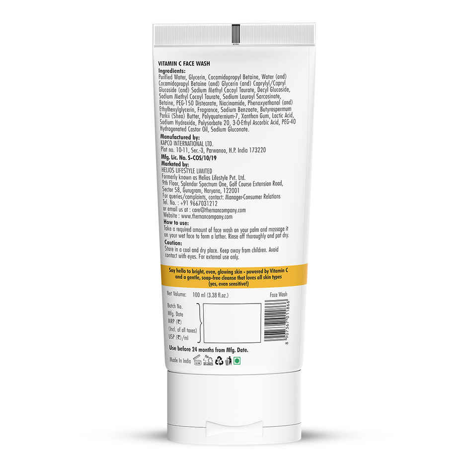 The Man Company Vitamin C Face Wash with Niacinamide