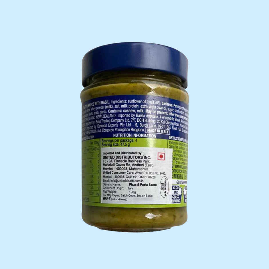 Barilla Pesto Genovese Pasta And Pizza Sauce