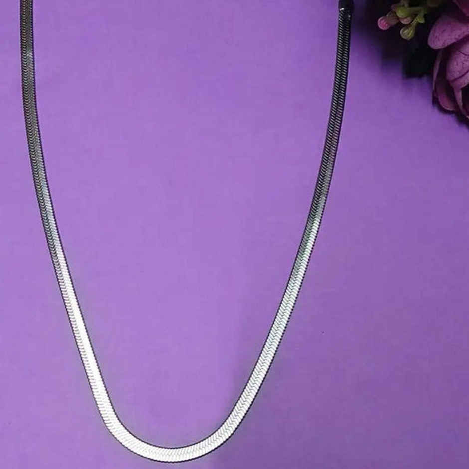 Estailo Fashion Women's Jewellery Necklace & Pendants Silver One Size | N0000409