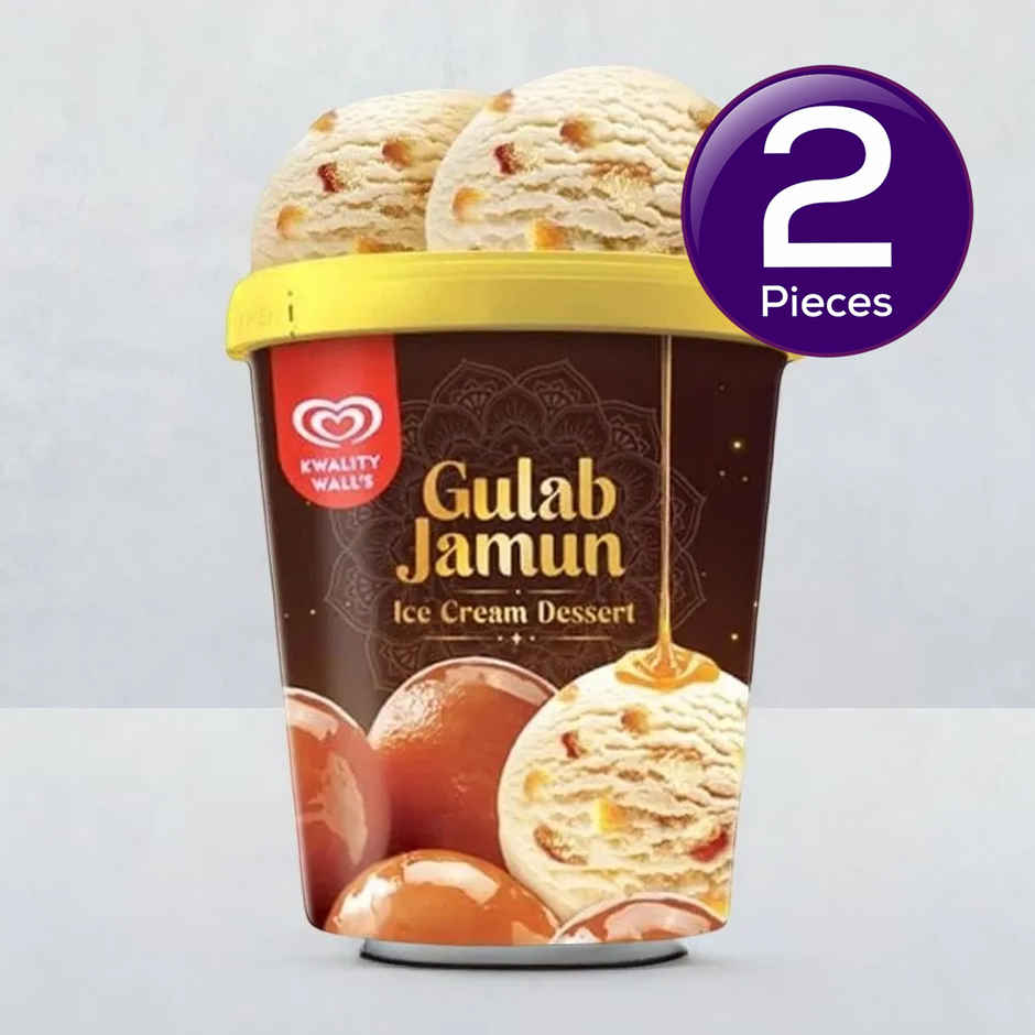Kwality Walls Gulab Jamun Ice Cream Tub Combo