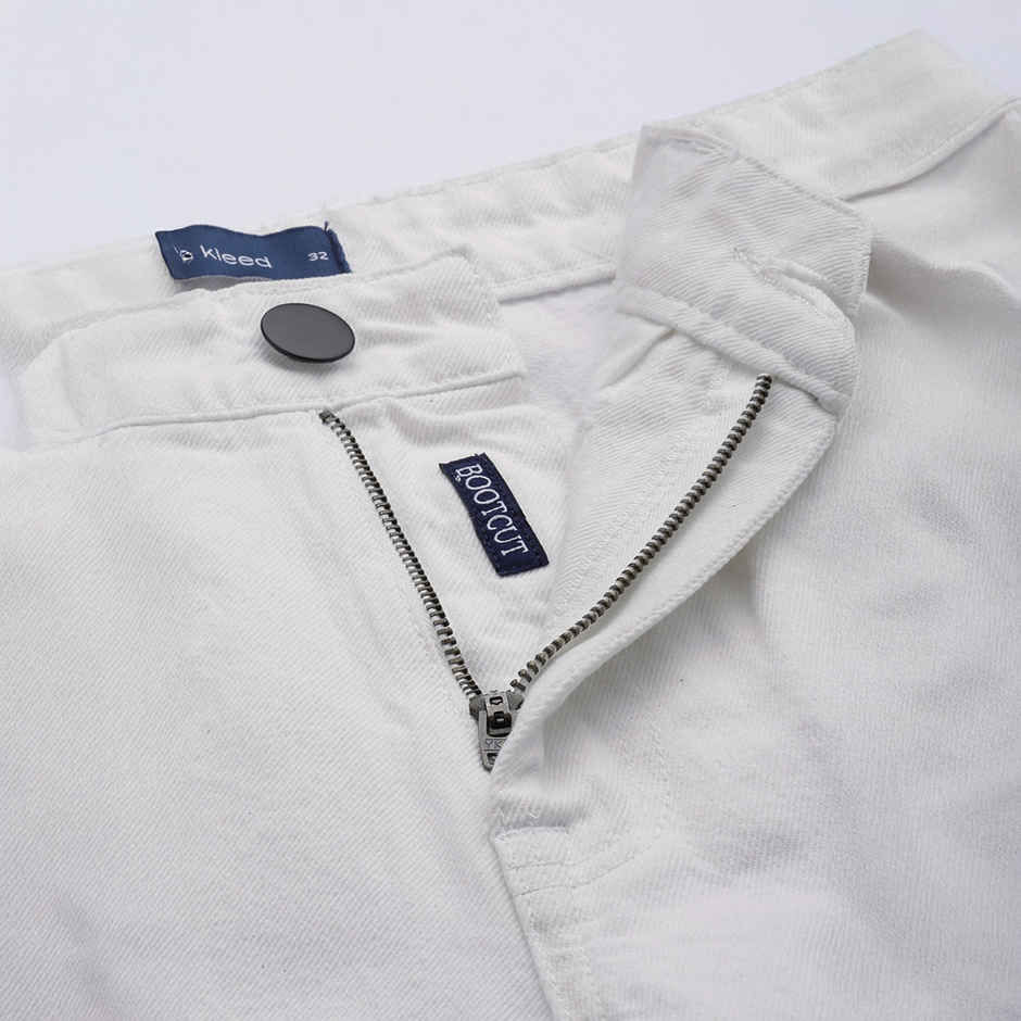 Bene Kleed Men's Bootcut Jeans | White - 34