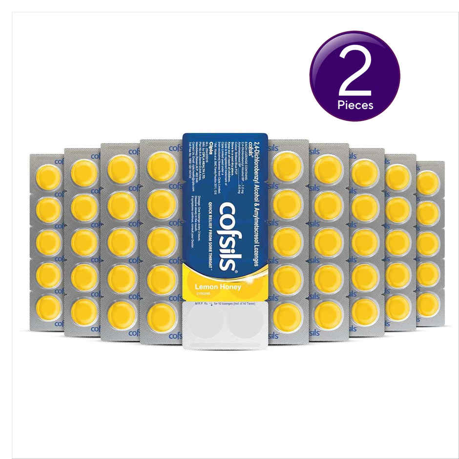 Cofsils Lemon Honey Lozenges Combo