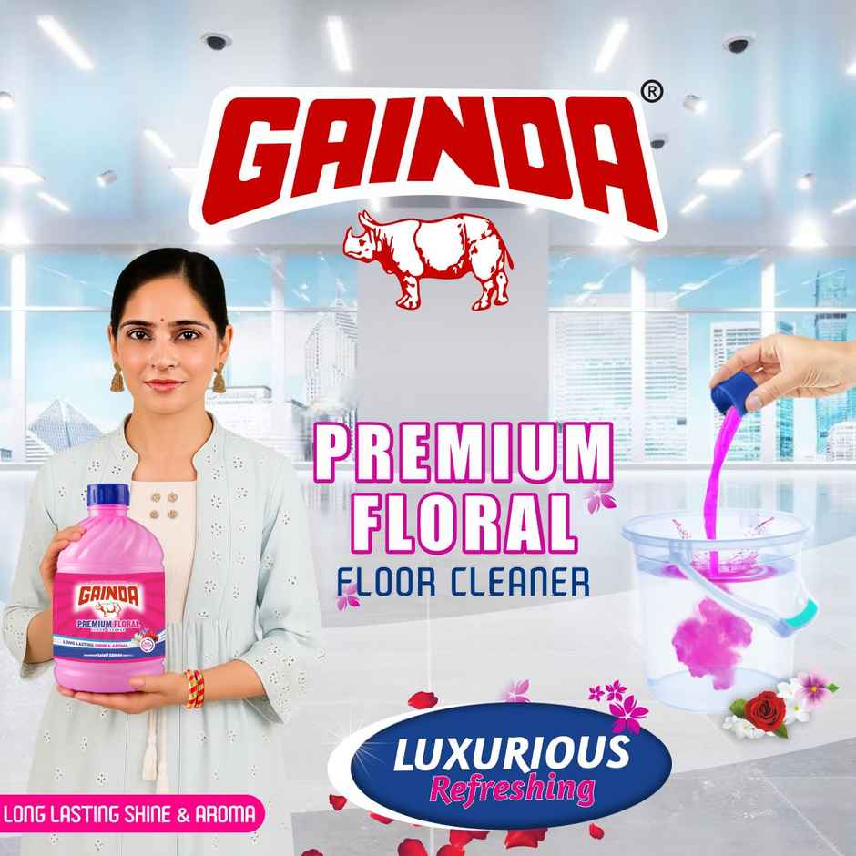 Gainda Floral Premium Floor Cleaner