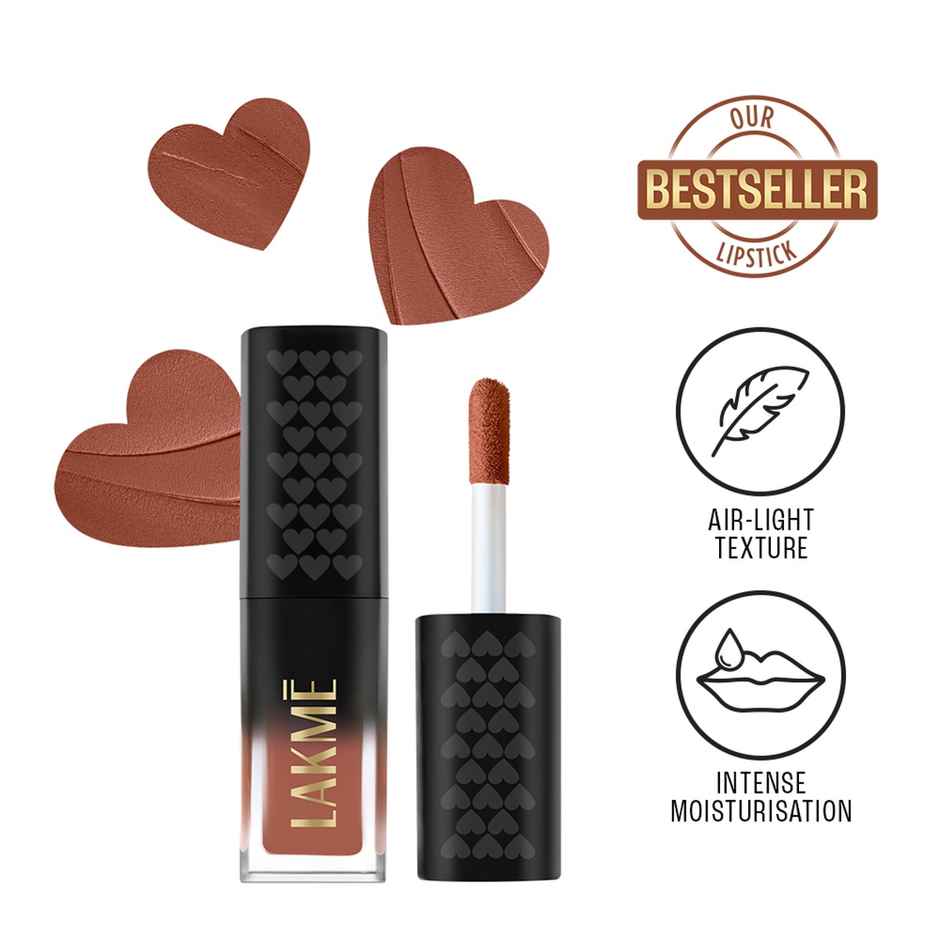 Lakme Xtraordin-airy Lip Mousse Mini | Bare Nude