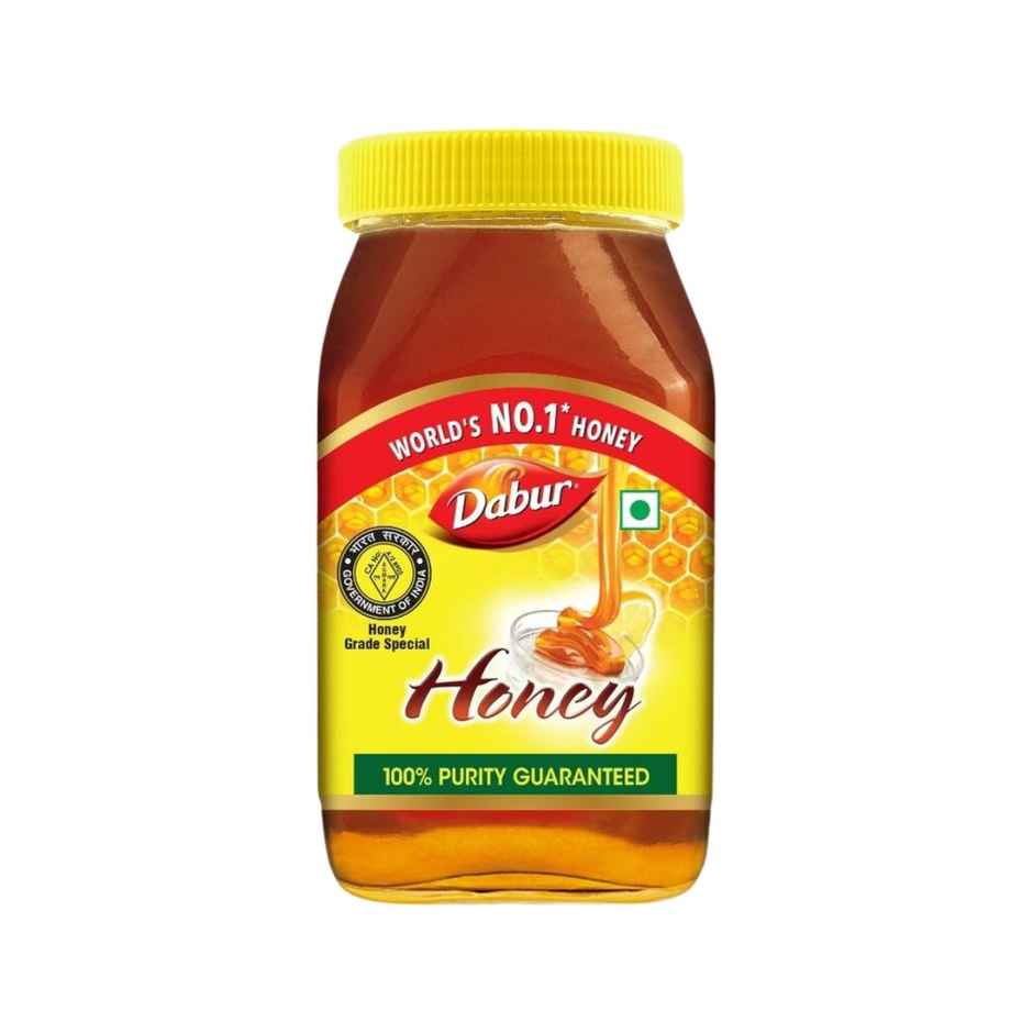 Dabur Honey - 100% Pure, World's No.1 Honey Brand (No Sugar Adulteration)