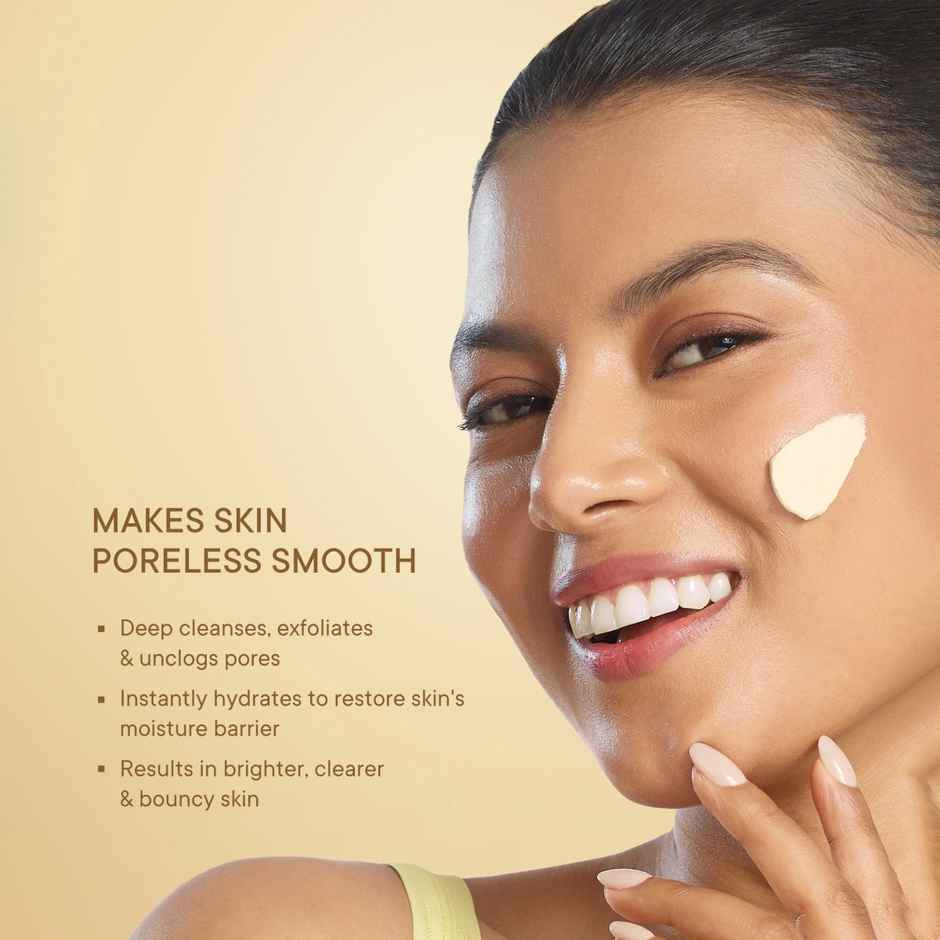 Quench Botanics Mesmerice Gentle Exfoliation Cream Face Wash | Korean Skin care, 100ml