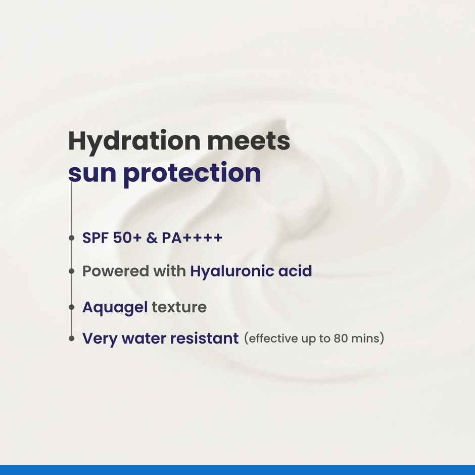 Re'Equil Oil Free Aquagel Sunscreen Hyaluronic Acid For Hydration