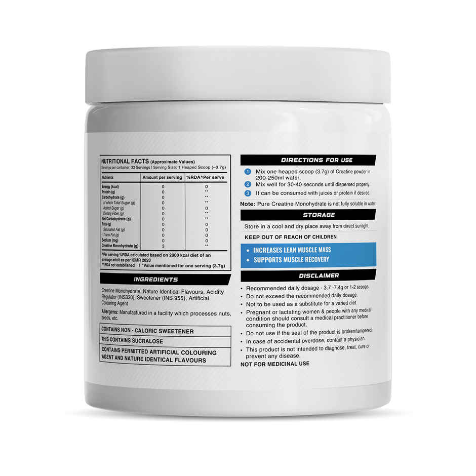 Wellcore Micronised Kiwi Kick Creatine Monohydrate | 33 servings