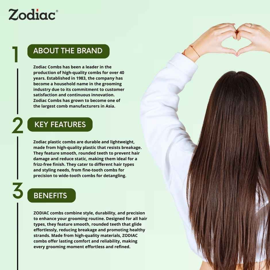 Zodiac King Comb | Green