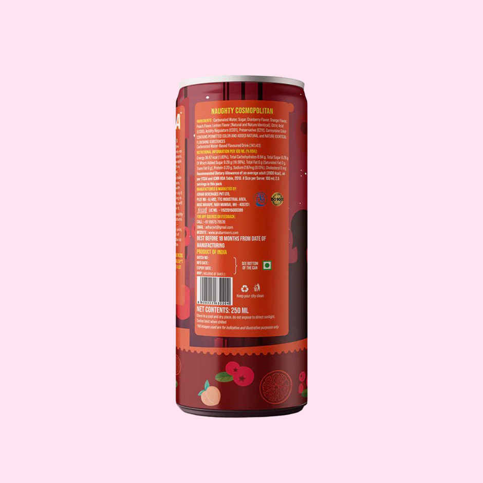 Aruba- Naughty Cosmopolitan | Refreshing Mocktail By 3 Sisters