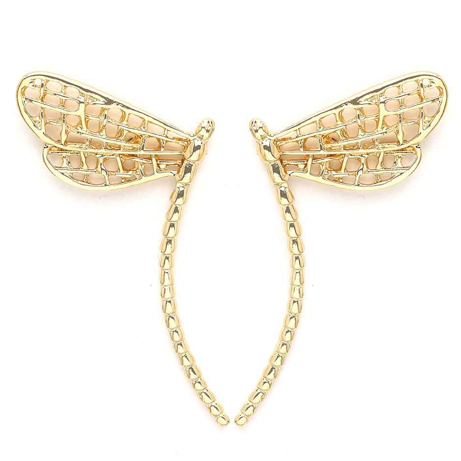 Karatcart Women's Stud Earrings Gold One Size | 33038799