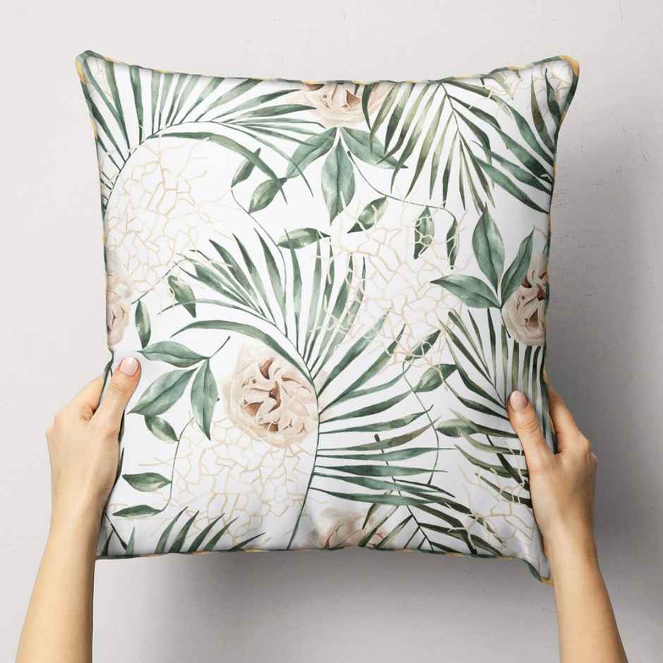 Bianca Cushion Cover | Sage/Beige
