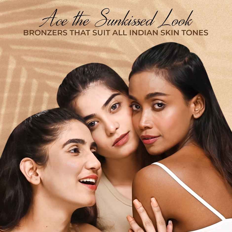 Just Herbs Non Patchy Pigmented Uplift Nourishing Pressed Bronzer - Honey