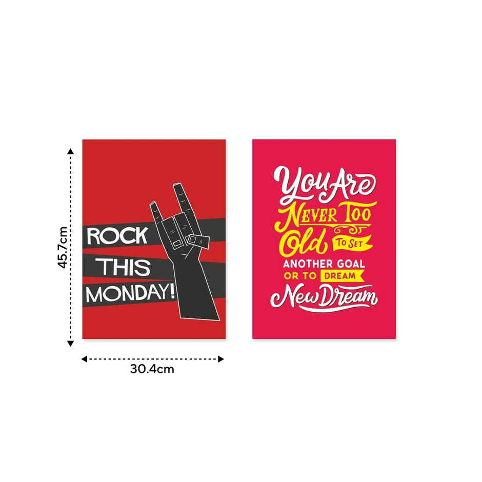 Paper Plane Design Wall Posters For Office Decor | Set of 10 | Size | 12 Inch x 18 Inch | D25