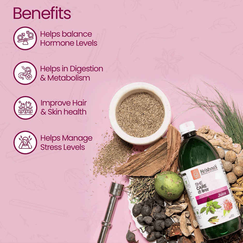 Krishna Herbal and Ayurveda She Care Juice