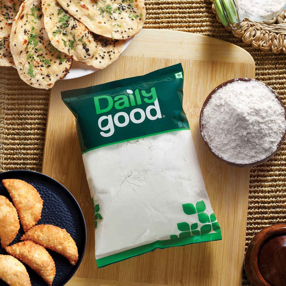 Chakki Atta(5kg), Daily Good Maida / Refined Wheat Flour(500gms) & Daily Good Besan / Gram Flour / Chana Besan(500gms) & Daily Good Sooji / Rava(500gms) Combo
