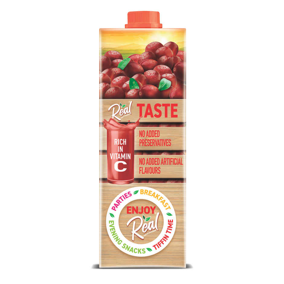 Real Fruit Power Cranberry Juice | Refreshing & Fruity