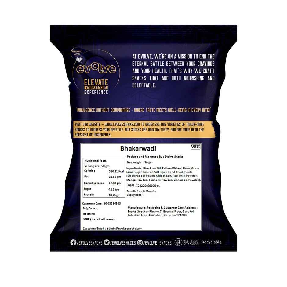 Evolve Snacks Bhakarwadi