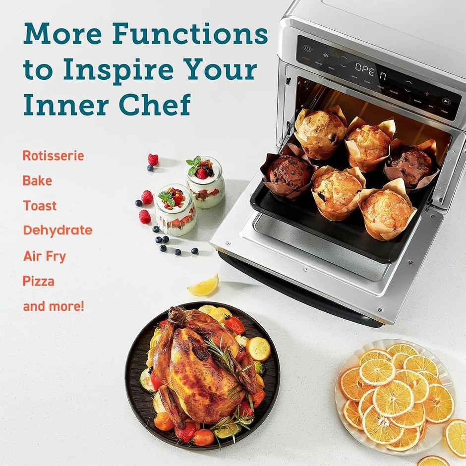 INALSA Air Fryer Oven With 23L Capacity,1700 W-Aero Smart23,Digital Display and Touch Control