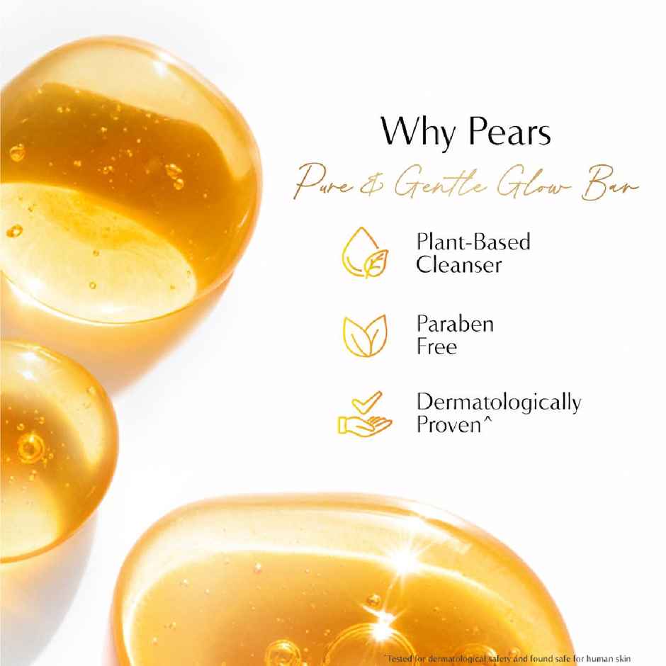 Pears Moisturising Bathing Bar Soap with Glycerine Pure & Gentle - For Golden Glow