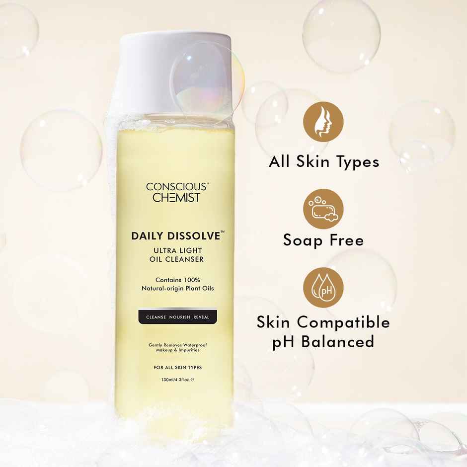 Conscious Chemist Daily Dissolve Ultra Light Makeup Removal Oil Cleanser
