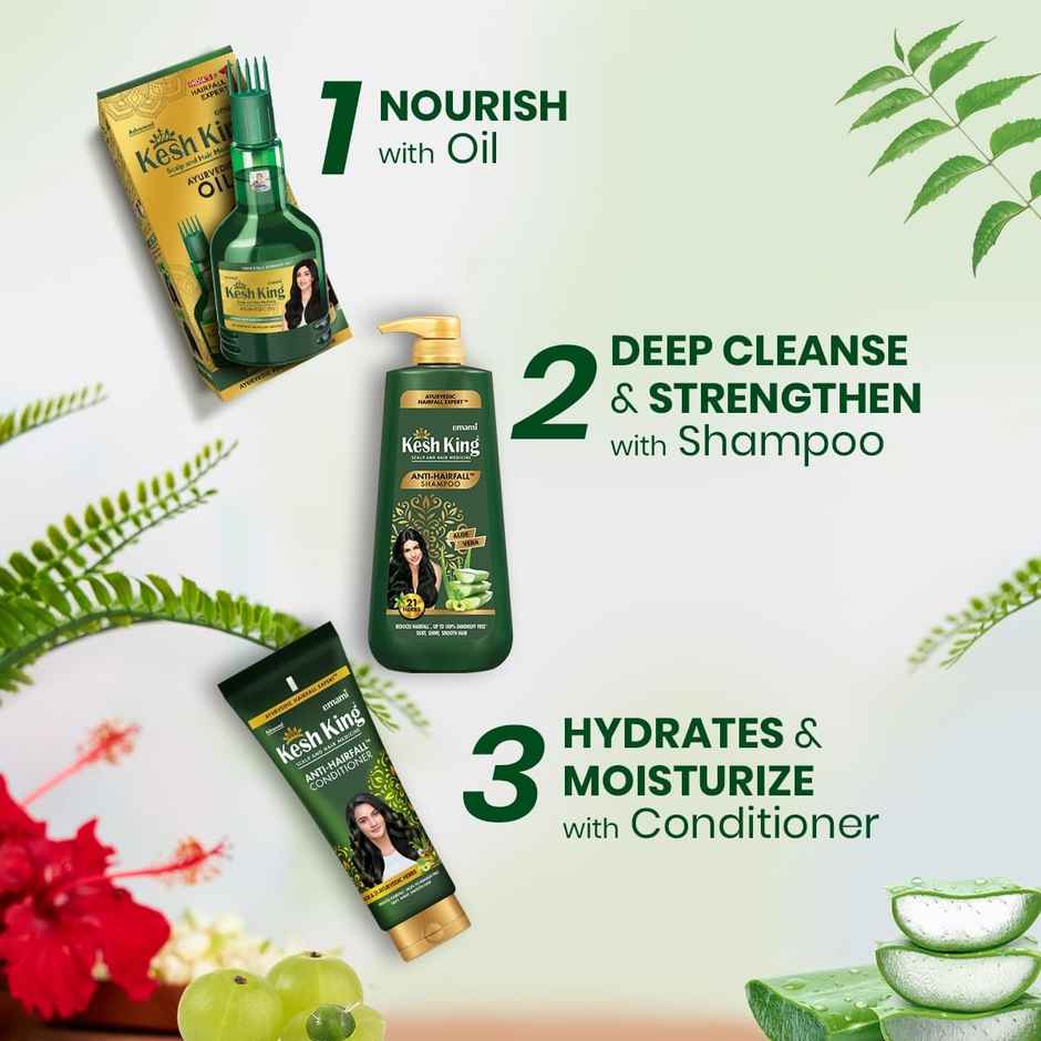 Kesh King Anti Hairfall Shampoo Reduces Hairfall