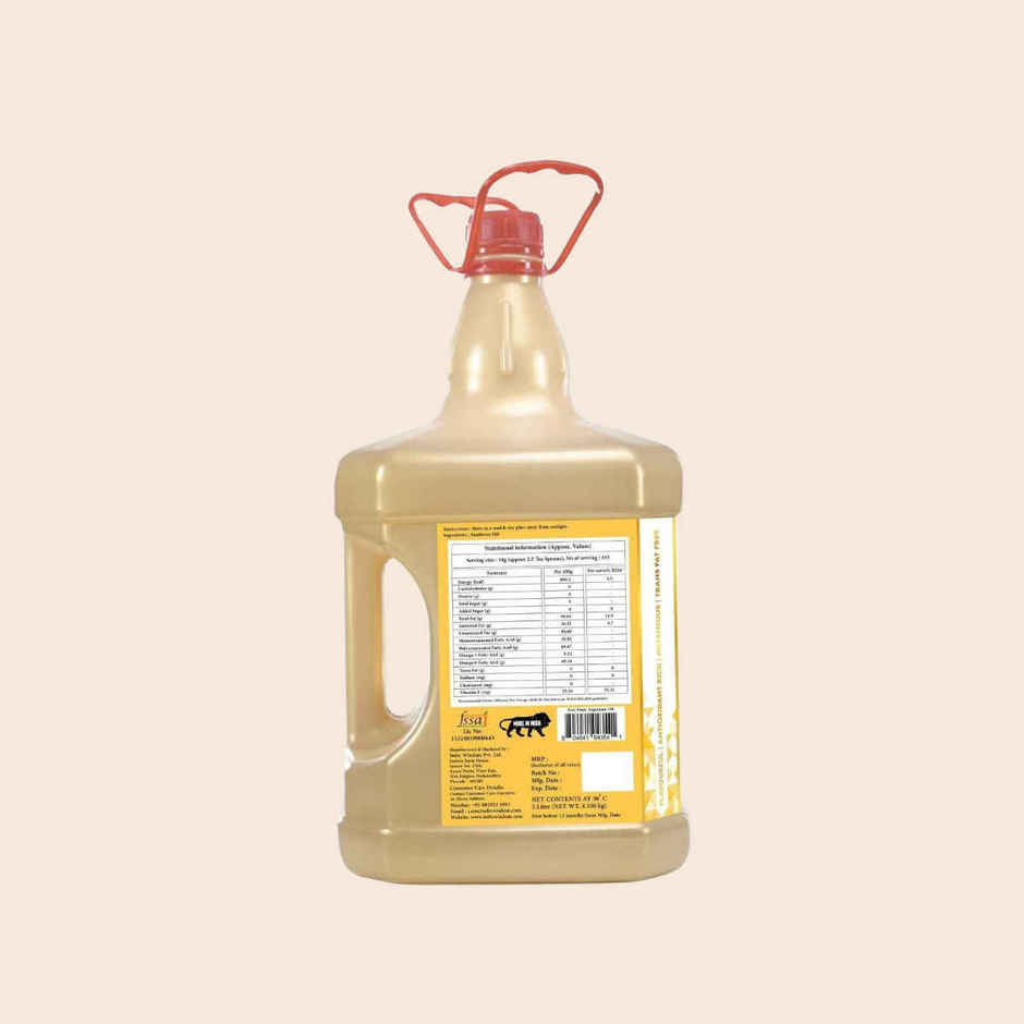 Indic Wisdom Sunflower Wood Pressed Oil | Cold Pressed | Extracted On Wooden Churner