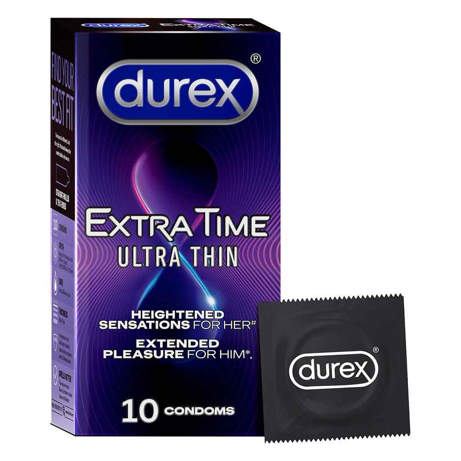 Durex Extra Time Ultra Thin Condom Combo 