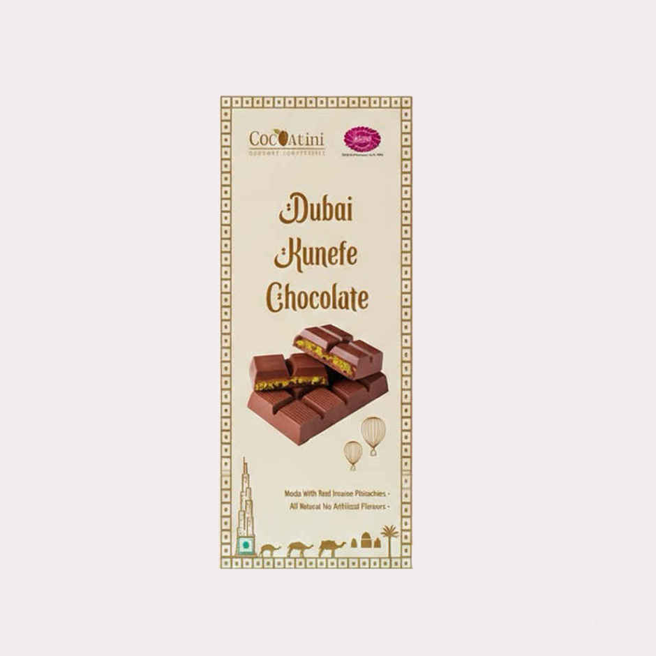 Karachi Bakery Dubai Kunefe/Kunafa Milk Chocolate Bar
