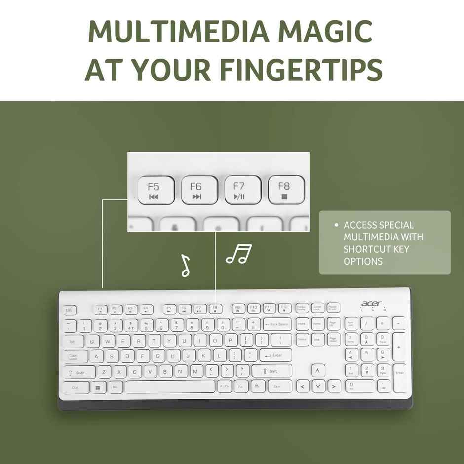 Acer Wireless Keyboard & Mouse Combo