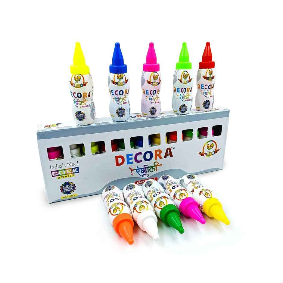 Rangoli Colours Bottle | Multicolor | One Size | Cock