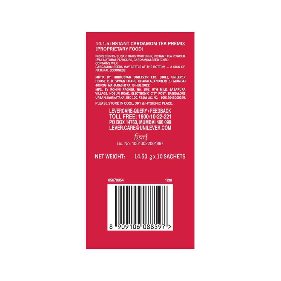 Red Label Instant Elaichi Chai Premix