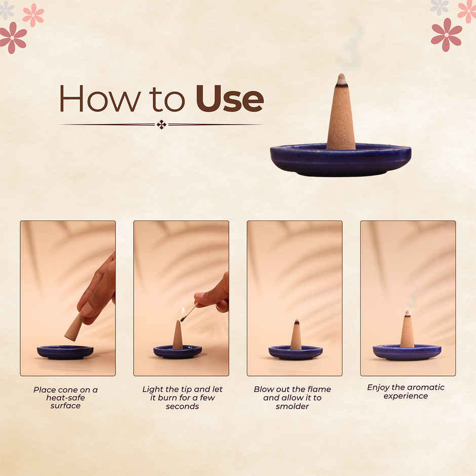 Nytarra Naturals Luxury Incense Cones Essence of Ayurveda