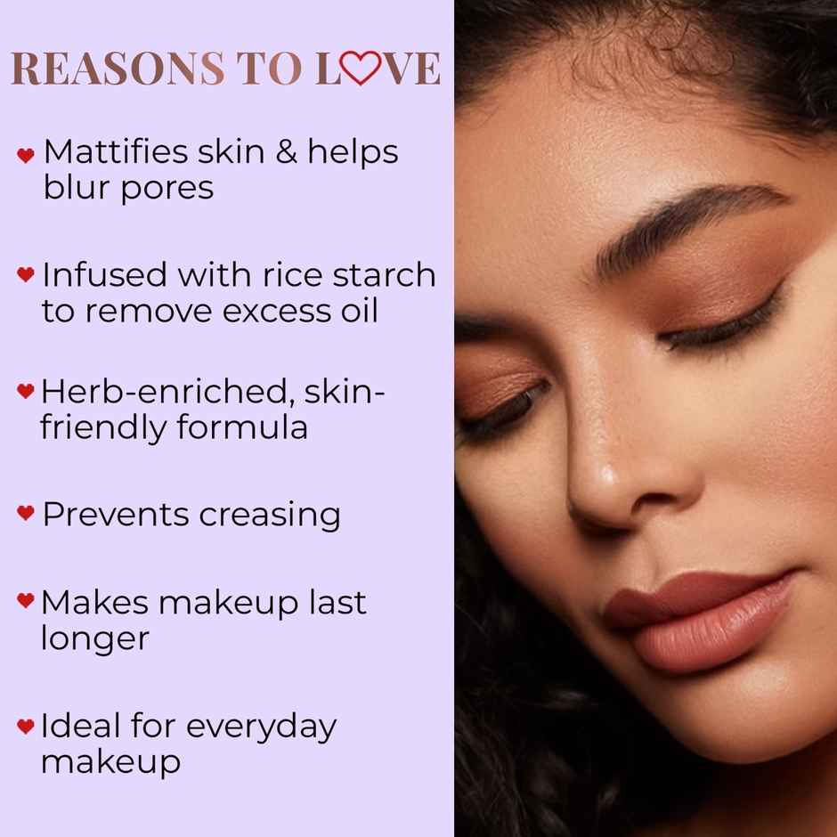 Just Herbs Pore Blurring Hd Makeup Banana Filter Setting Powder Mattifies Skin For Women Compact