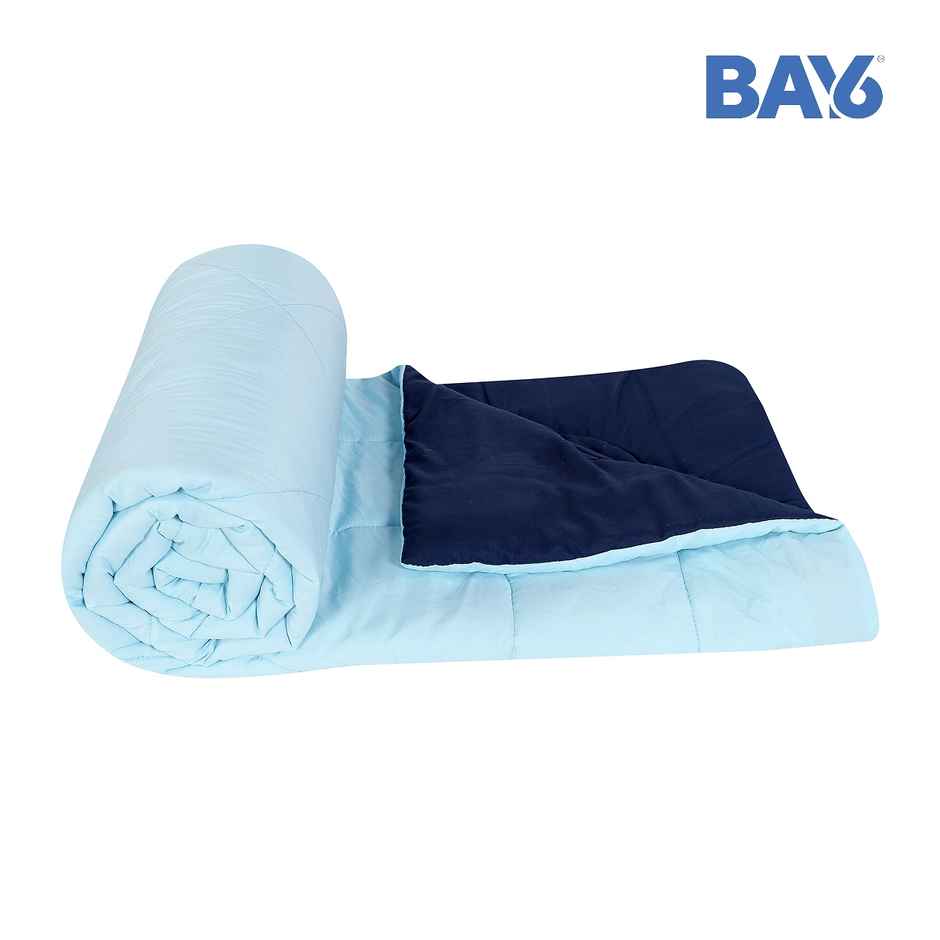BAY6 Double Bed Reversible Comforter - Blue | 220 x 240 cm