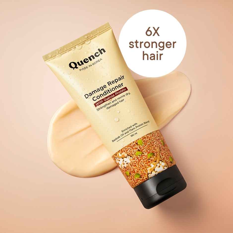 Quench Damage Repair Hydrating Hair Conditioner With Ceramides For Dry, Colored & Damaged Hair