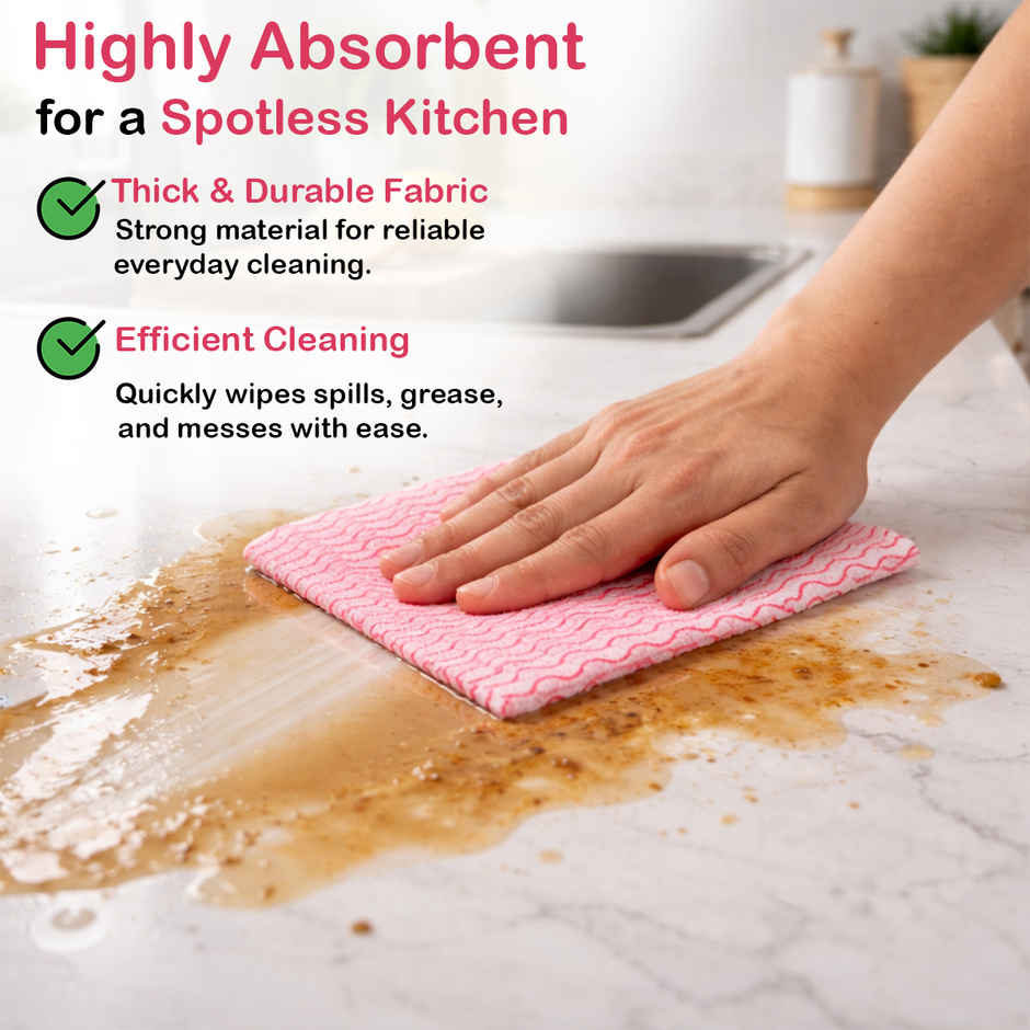 GINNI Superwipe Kitchen Towel Roll | 80 Pulls | 23 x 21 cm