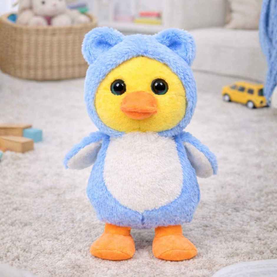 Hoodie Duck Plush Toy | Soft Stuffed Animal Toy | Birthday Gift for Kids | 25 cm
