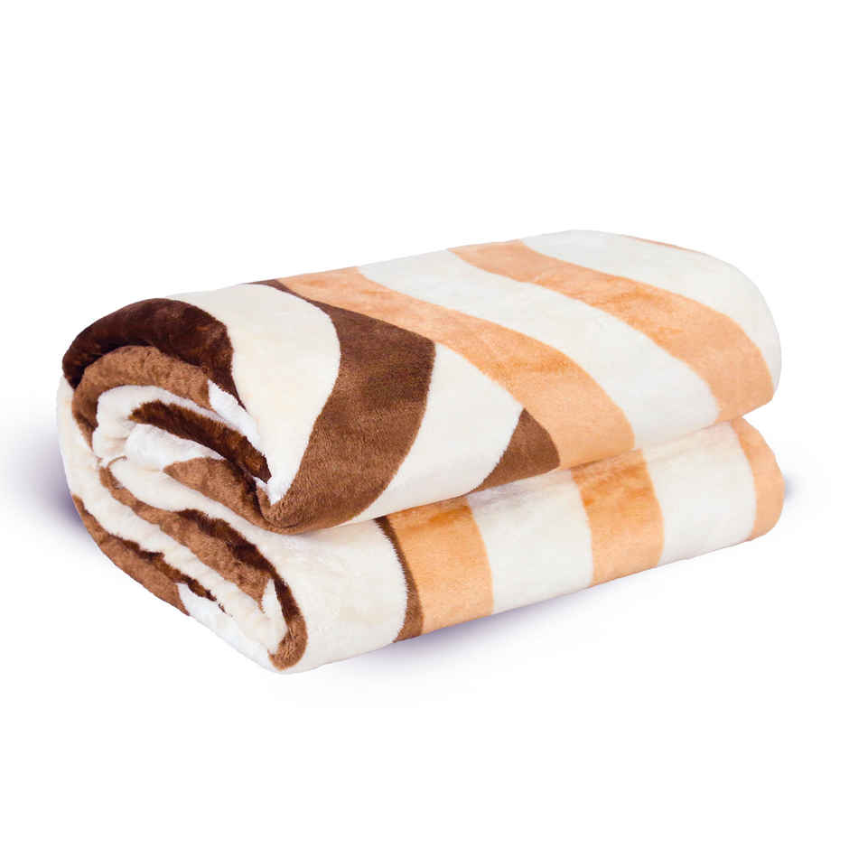 Home Elegance by myTrident Double AC Blanket | Mild Weather Flannel Tidal