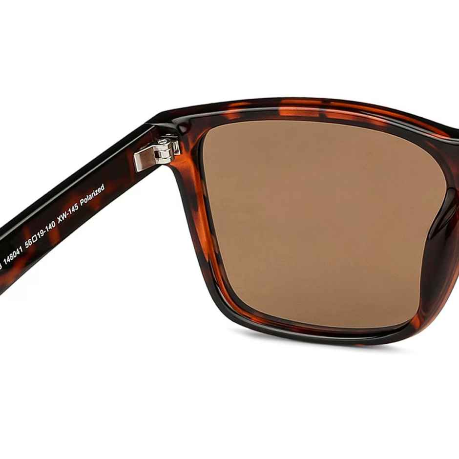 Vincent Chase By Lenskart Unisex Wayfarer Sunglasses | Brown - L