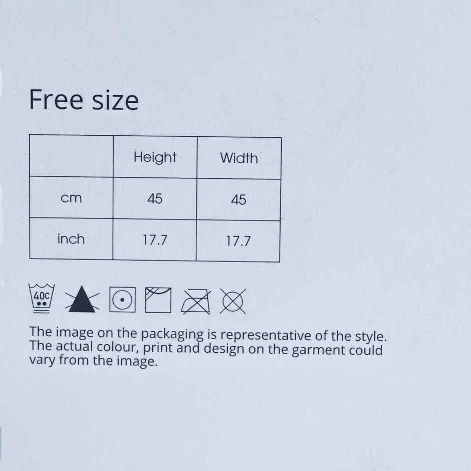 Jockey Men's Solid Cotton Handkerchief | White - Free Size Combo