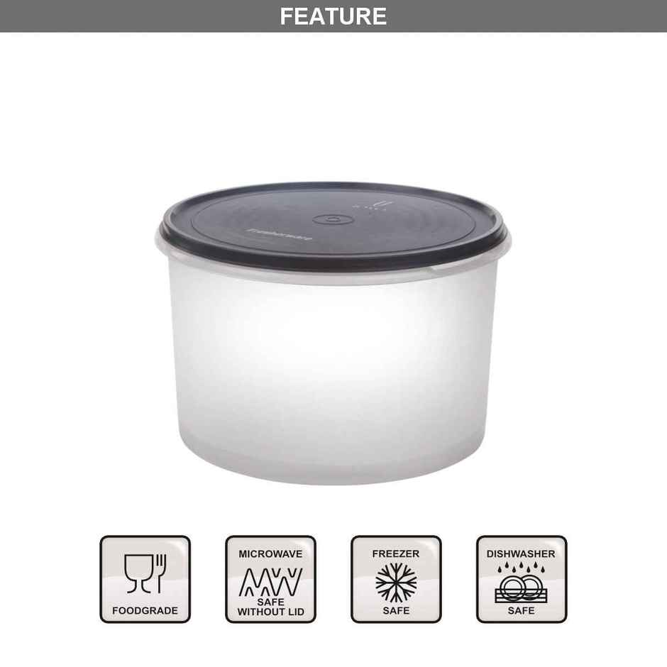 Joyo Fresherware Round Plastic Container | BPA Free | For Rice, Dal, Atta & Flour | Assorted