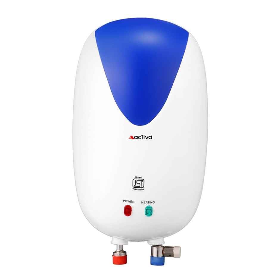 Activa Instant 3Ltr 3 Kva Special Anti Rust Coated 0.7Mm Ss Tank Wall Mount Geyser - White