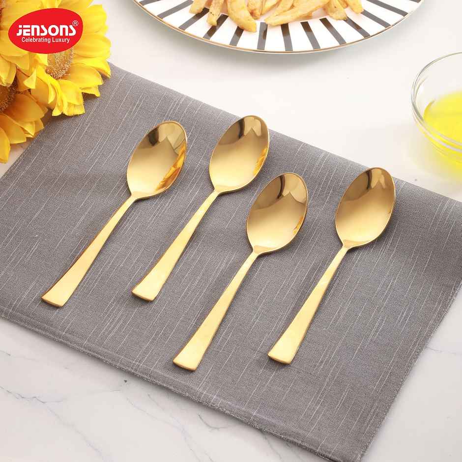 Jensons Pvd Spoon 4 Pcs -gold