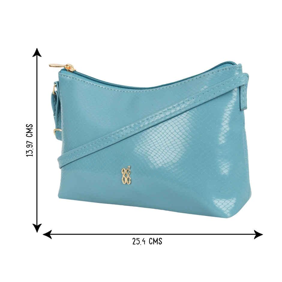 Baggit Women Dollins Sling Bag | Capri Aqua