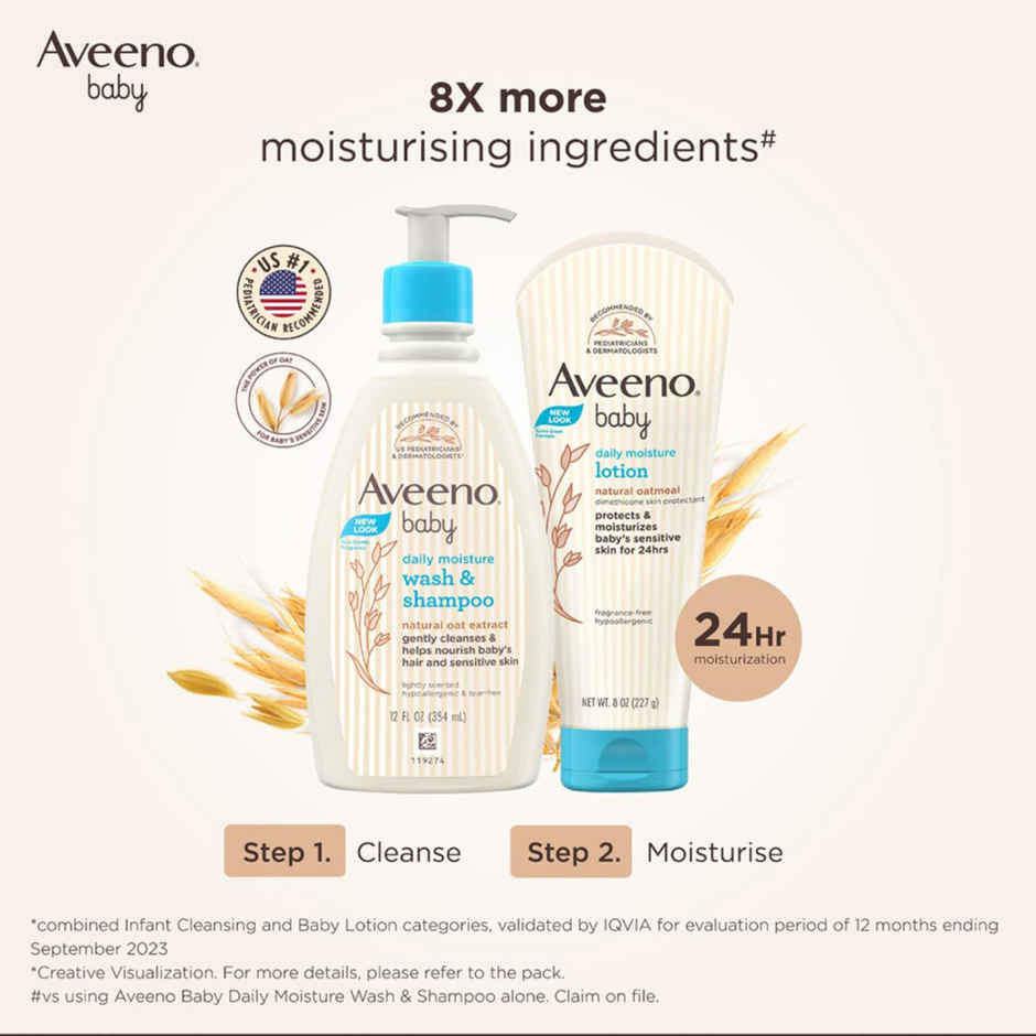 Aveeno Baby Daily Moisturising Wash & Shampoo