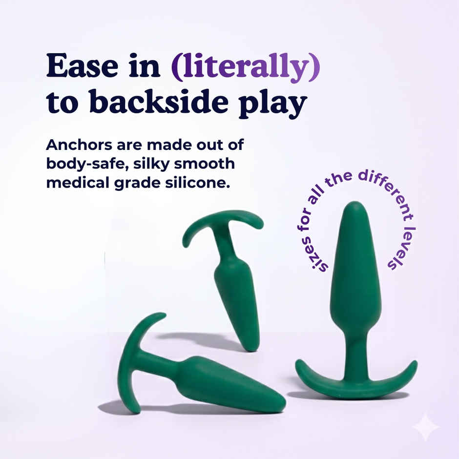 BoldEdge Anchor Kit Personal Massager Set for Backplay