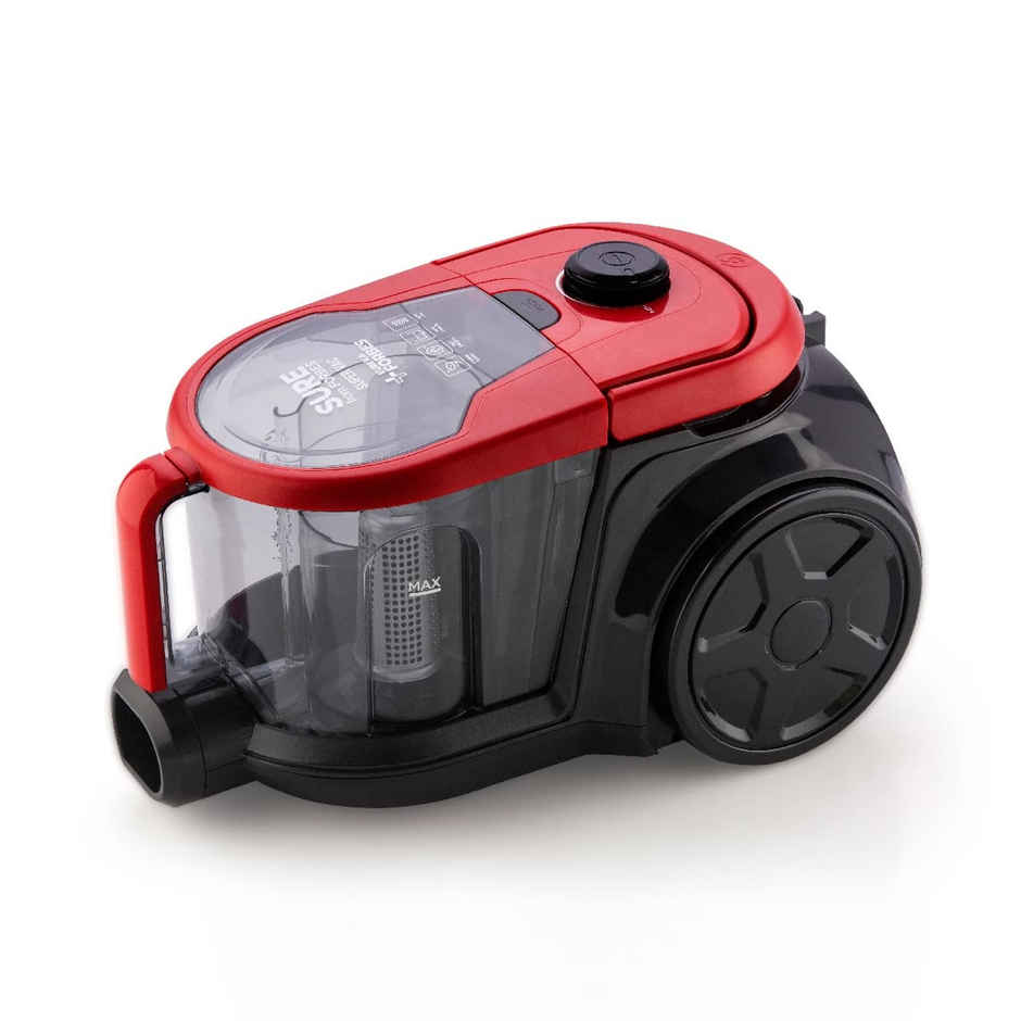 Eureka Forbes Supervac 1600 Watts Powerful Suction,Bagless Vacuum Cleaner (Red)